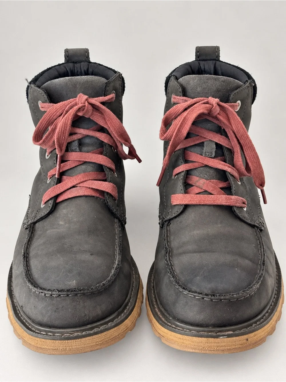 Sorel Men's Madson II Moc Toe Distressed Lace Up Outdoor Boots Size 10